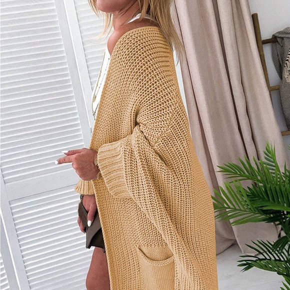 Taupe Cardigan - Picture 2 of 3